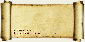 Andreja Parenta vizit kartica